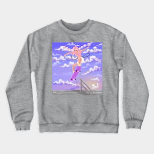 Licca Chan Skateboard Crewneck Sweatshirt